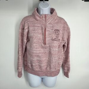 Exist Women's XS Quarter Zip Sweatshirt Lake Erie Put-In-Bay Pink Pullover
